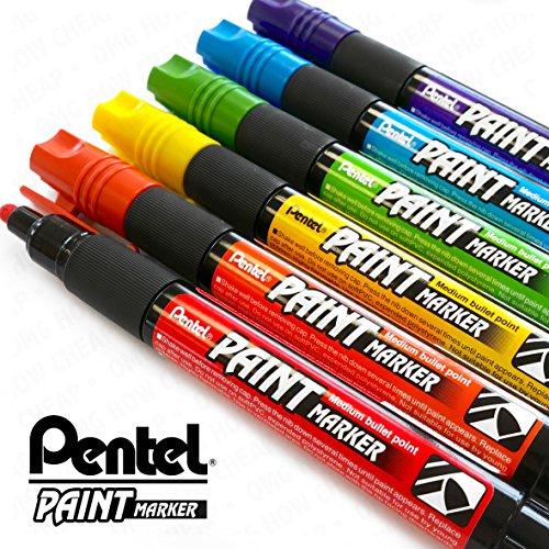 Bút sơn Pentel Paint Marker MMP20 | Màu Sắc Sống Động Mịn Màng | Viết Tốt Trên Nhiều Bề Mặt