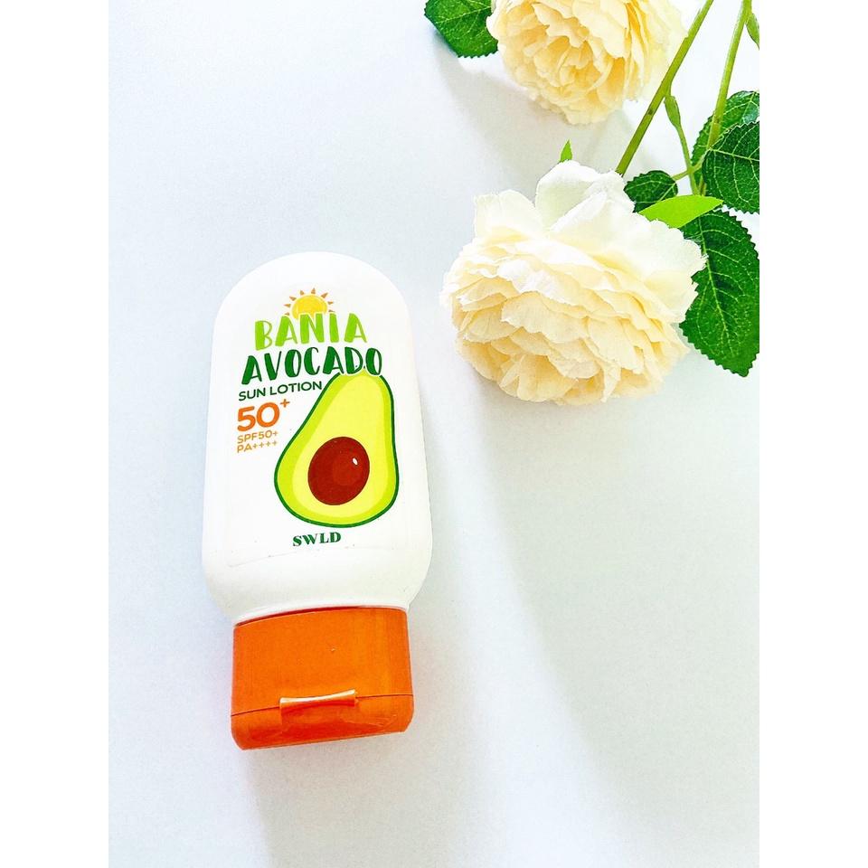 Lotion chống nắng SWLD Bania Avocado Sun Lotion SPF 50+ PA++++ 100ml