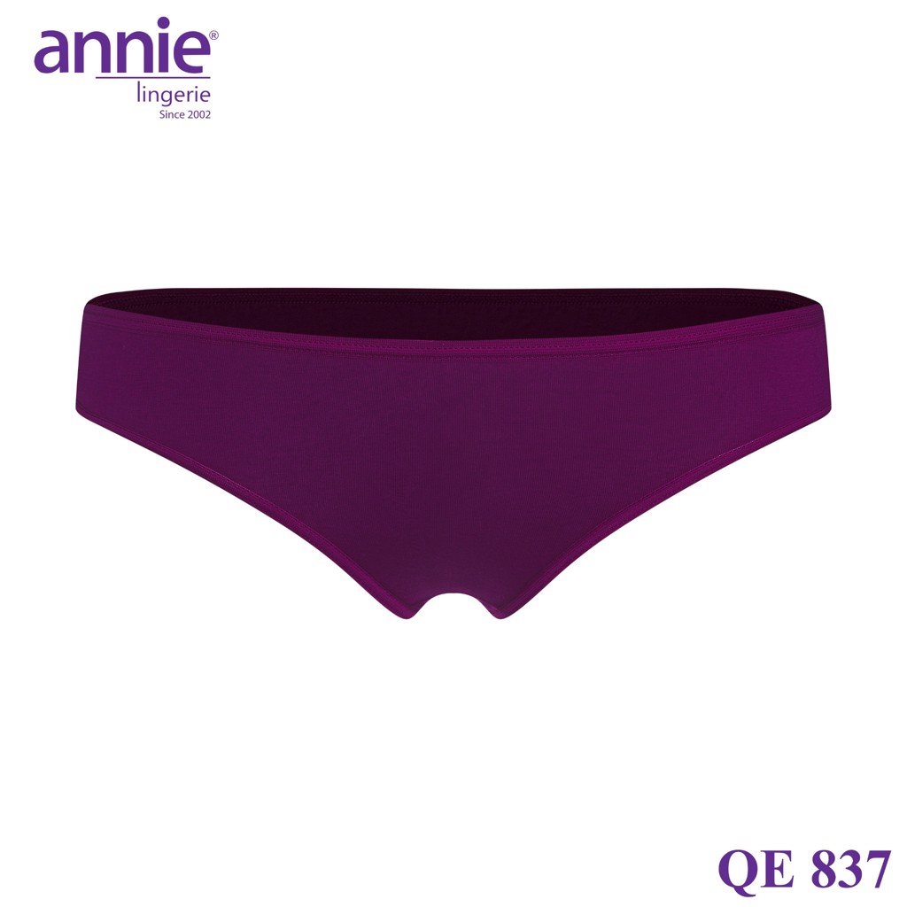 Quần lót, quần lót nữ, combo 3 quần lót nữ trơn vải lụa annie QE837 form basic trẻ trung năng động, thoáng mát thoải mái