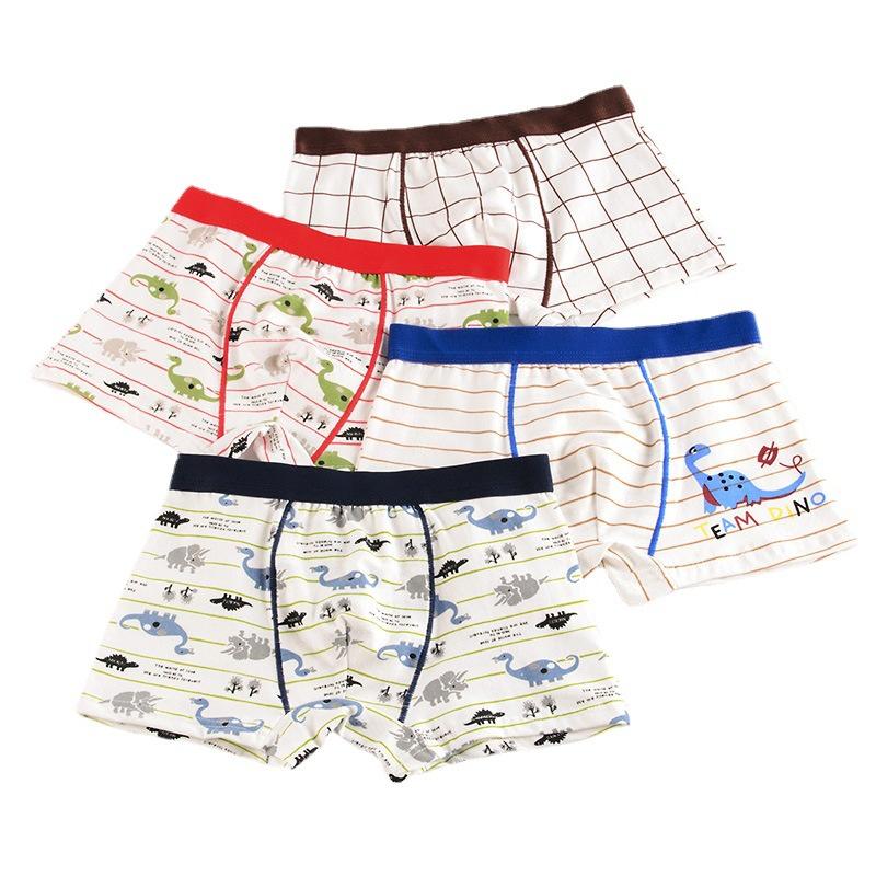 Quần lót bé trai 2 đến 9 tuổi quần chip trẻ em kháng khuẩn boxer sịp đùi cotton cao cấp nhập khẩu giao mẫu ngẫu nhiên