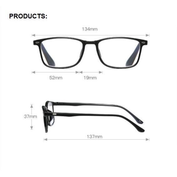 Kính lão thị viễn thị có độ ảnh thật bảo hành 1 đổi 1 mắt chống mỏi chống UV tròng MIKA KVM301UNIQUI