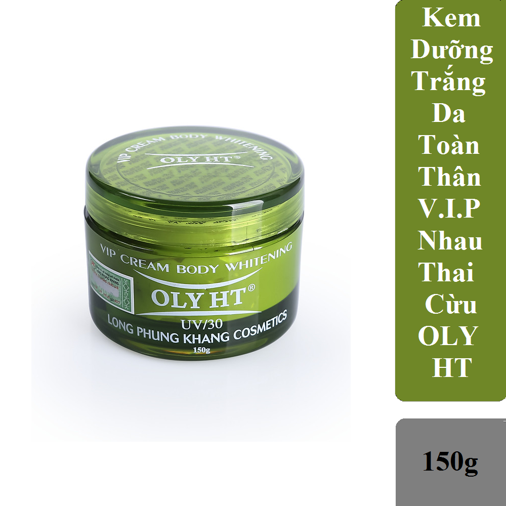 Kem Body Dưỡng Trắng Da Toàn Thân Chống Nắng VIP Nhau Thai Cừu OLY HT Chính Hãng 150G