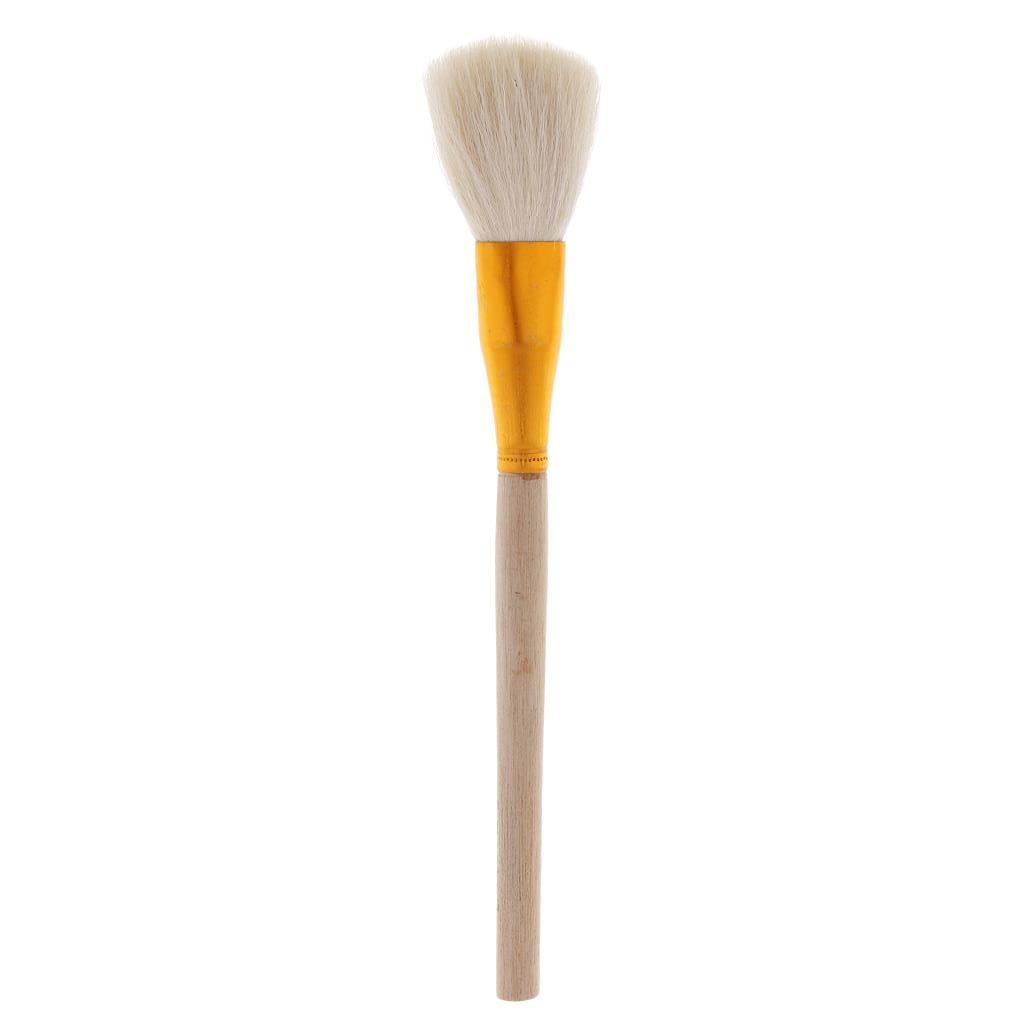 Pottery & Clay Sculpting Tools,Wooden Bid Head Brush for DIY Modeling Clay Ceramic Pottery Cleaning Tool