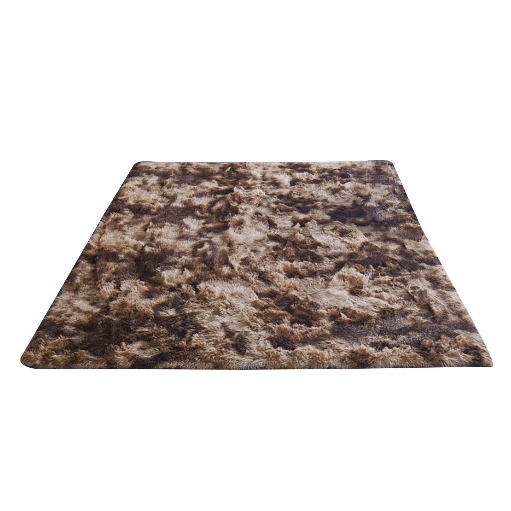 Soft Room Floor Mat Carpet Bedroom Beside Area Rug Grey