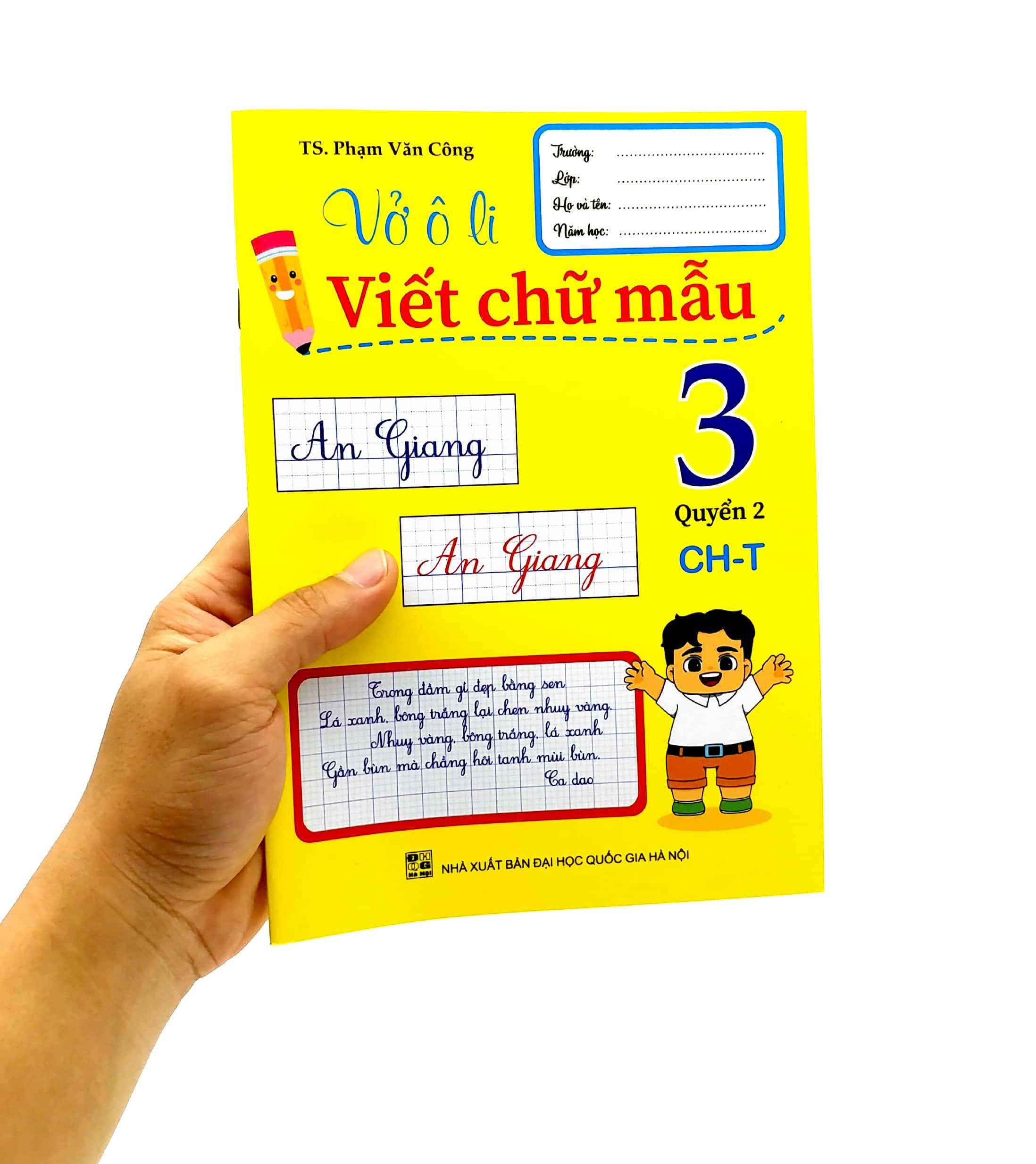 Vở Ô Li Viết Chữ Mẫu 3 - Quyển 2
