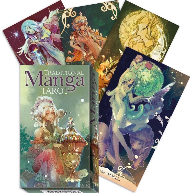 {Kèm quà tặng} Bộ bài tarot Traditional Manga Tarot bài bói