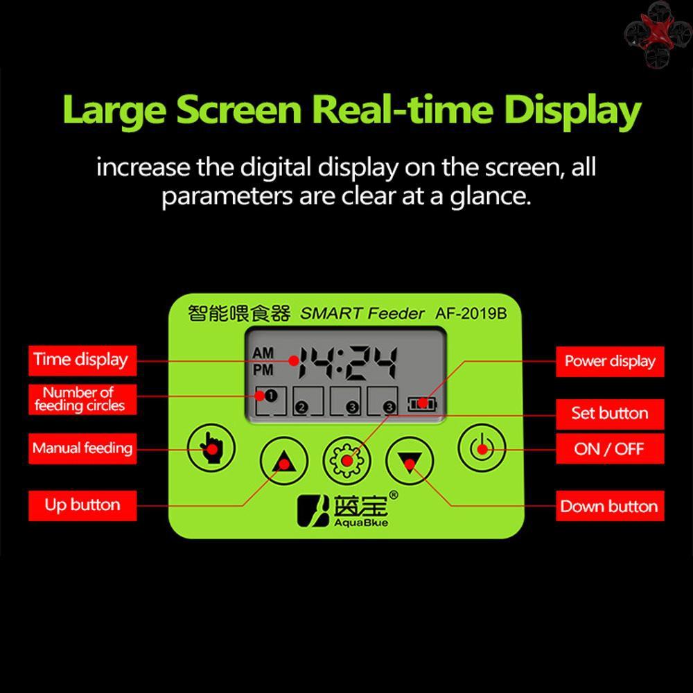 Máy Cho Cá Ăn Tự Động Hẹn Giờ Dung Tích 200ml