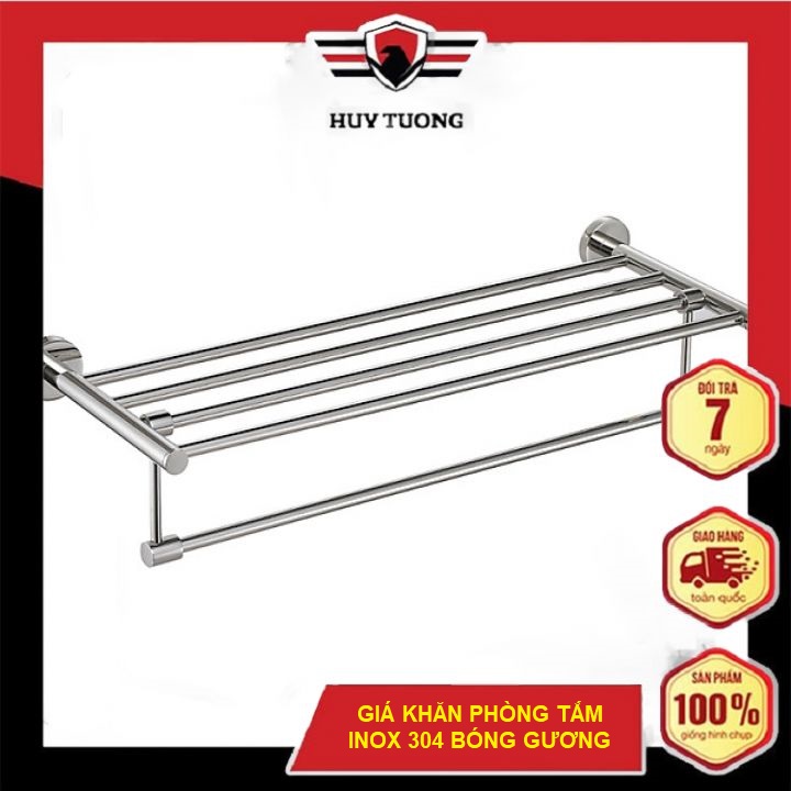 GIÁ KHĂN PHÒNG TẮM INOX 304  BÓNG GƯƠNG