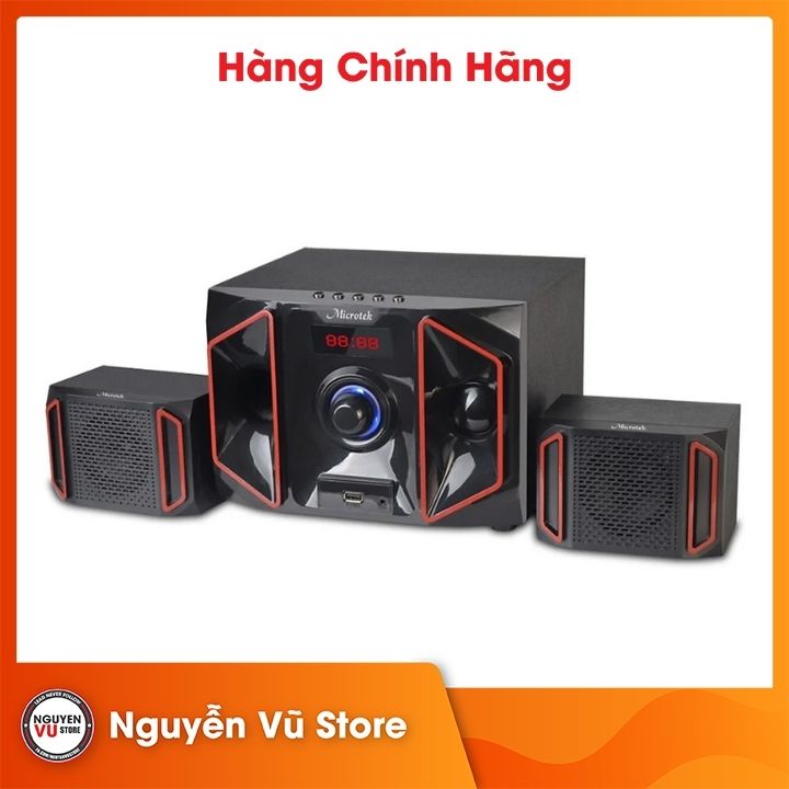 Loa Vi Tính Microtek M-169BT 2.1 40W Bluetooth 5.0 - hàng Chính Hãng