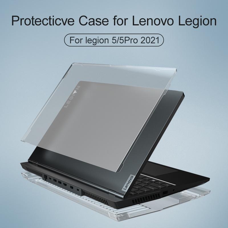 Ốp Điện Thoại Nhựa PVC Cứng Nhám Màu Trong Suốt Cho Lenovo Legion 5 Pro 16 Inch 2021