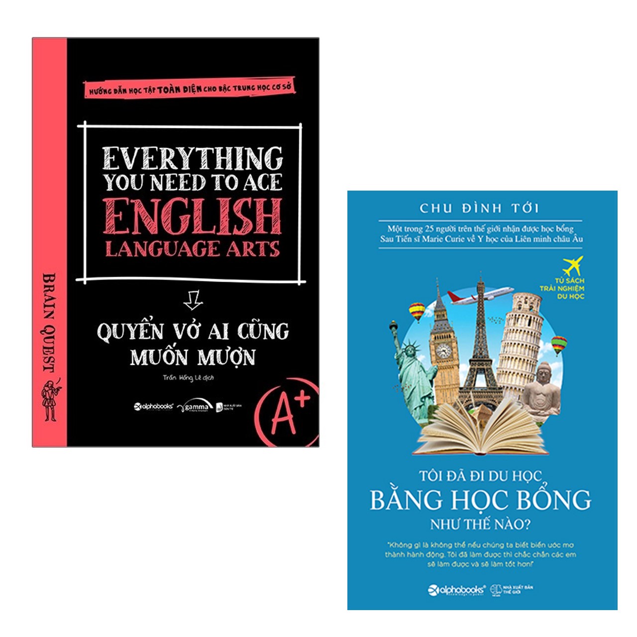 Combo Truyền Cảm Hứng Ra Biển Lớn: Everything You Need to Ace English Language Arts - Quyển Vở Ai Cũng Muốn Mượn + Tôi Đã Đi Du Học Bằng Học Bổng Như Thế Nào