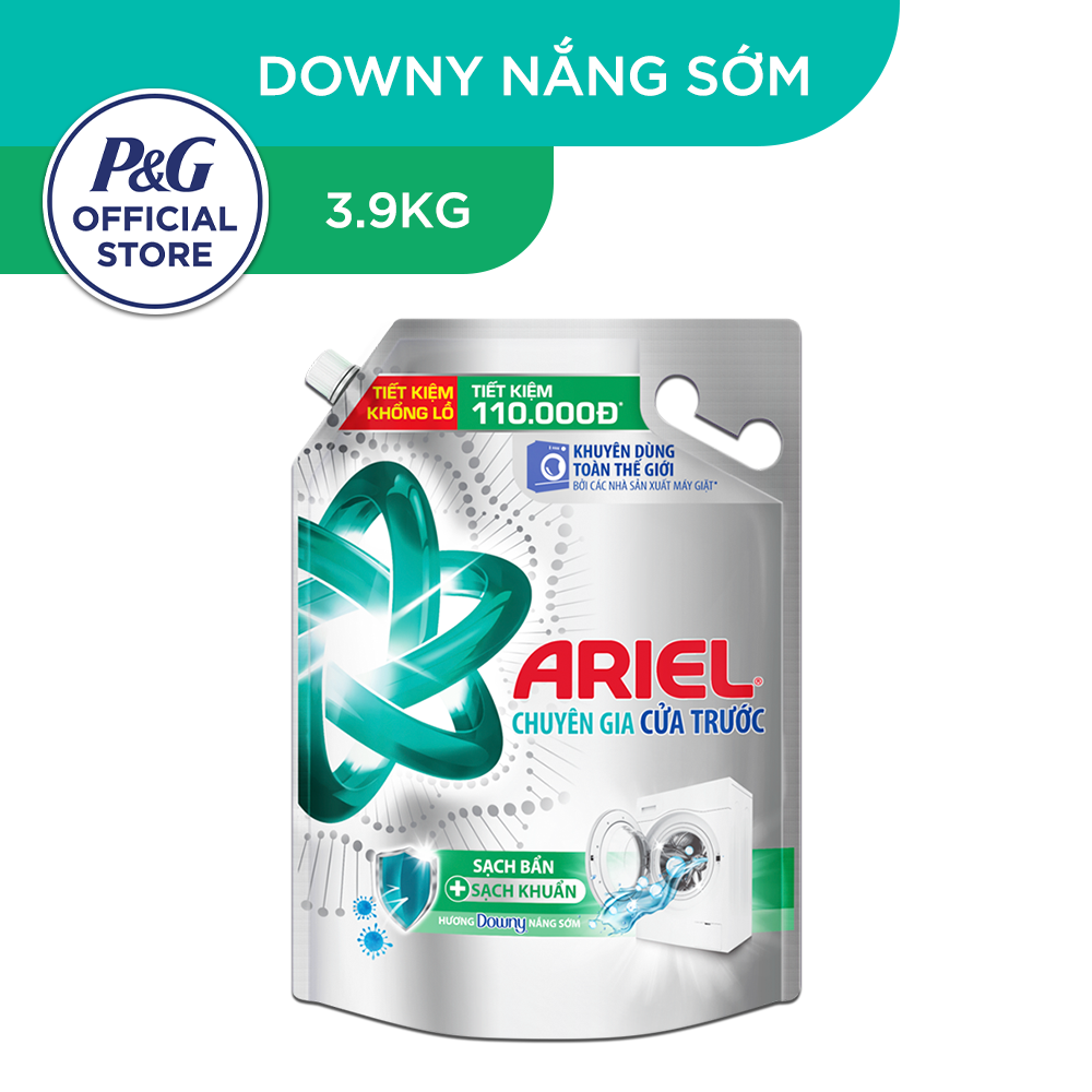 Nước Giặt ARIEL Cửa Trước Túi 3.9Kg/3.7Kg