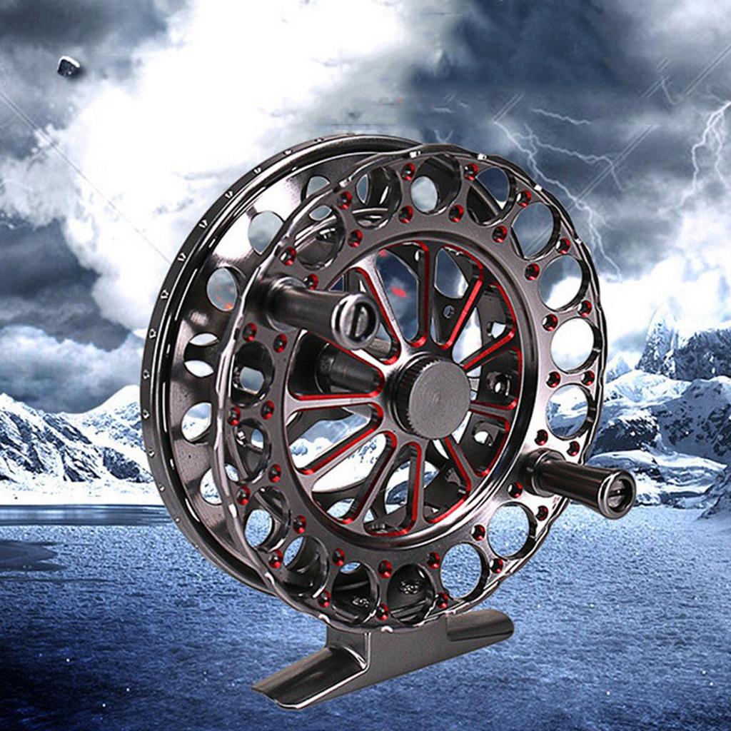 Portable Full Metal Fly Reel Ice Fishing Reel Raft Fishing Wheel Raft Wheel