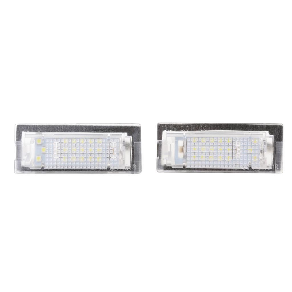 1 Pair 18 LED License Number Plate Light Lamp for BMW E39 5-Door