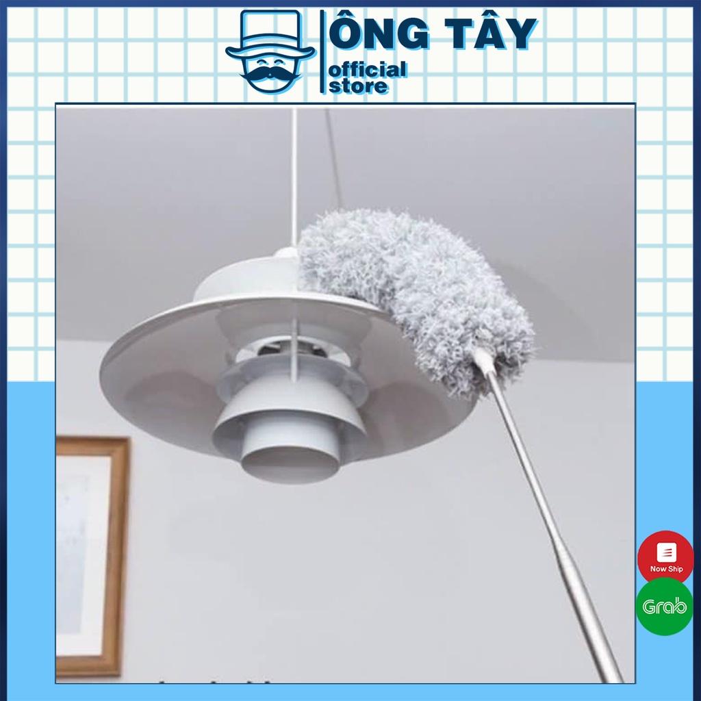 Chổi phất trần tay cầm inox 304 siêu bền dài tối đa 2.8m