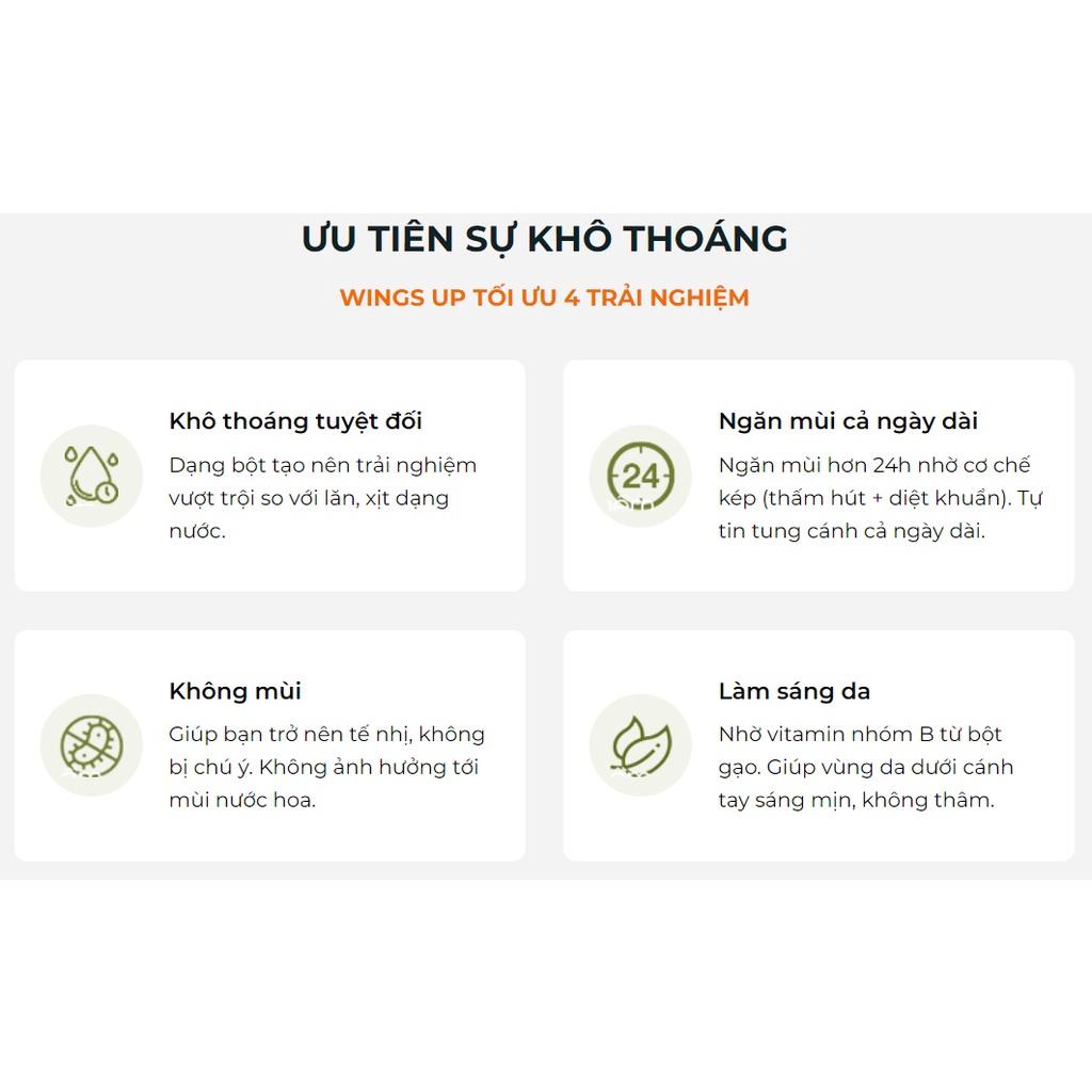 [ Bột khử mùi Cho Nam ] Khử Mùi, Giảm Tiết Mồ Hôi Không Ố Vàng, Bết Dính Dùng Cho Mọi Loại Da