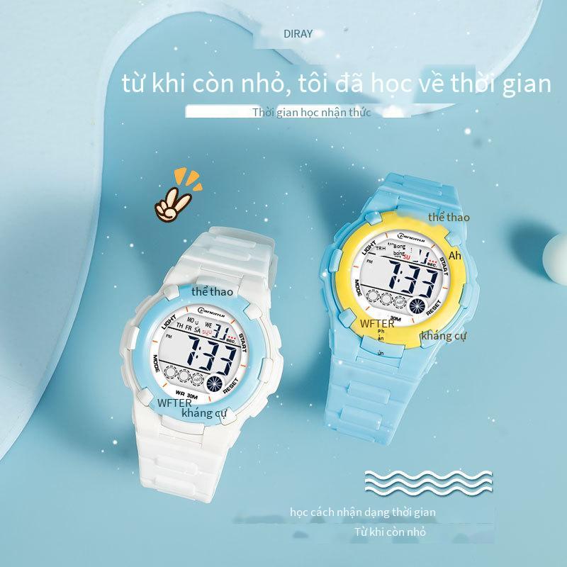 Khuyến mại Mingrui bán hàng trực tiếp dễ thương dành cho trẻ em thể thao ngoài trời đa chức năng chống thấm nước có đèn LED dạ quang đồng hồ điện tử đồng hồ học sinh