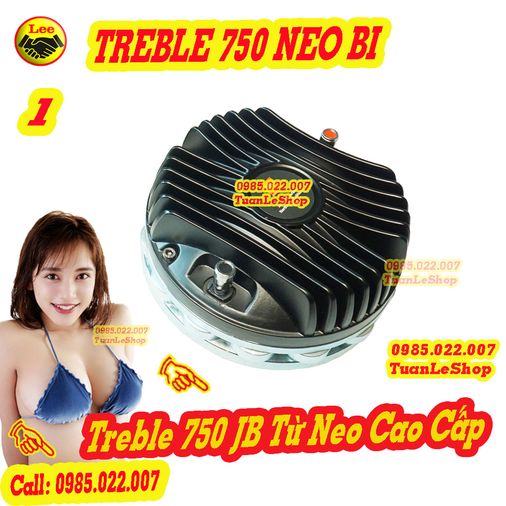 02 LOA TREBLE 750 J B TỪ NEO BI LỒI CAO CẤP – GIÁ 01 CẶP CỦ TREP 750 CÁNH NHÔM