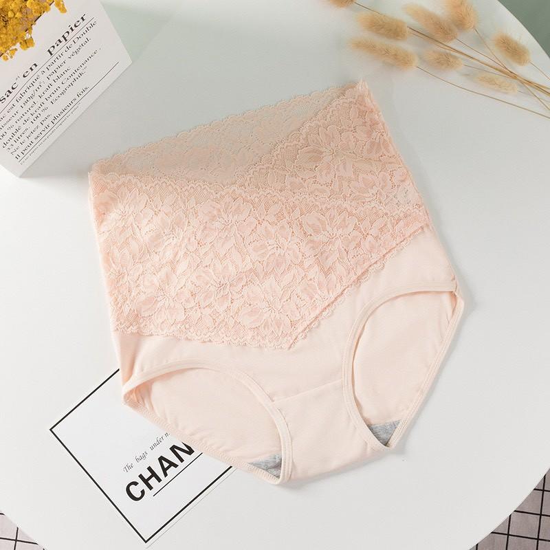 COMBO 5 QUẦN COTTON PHỐI REN LƯNG CAO ÔM BỤNG 86041