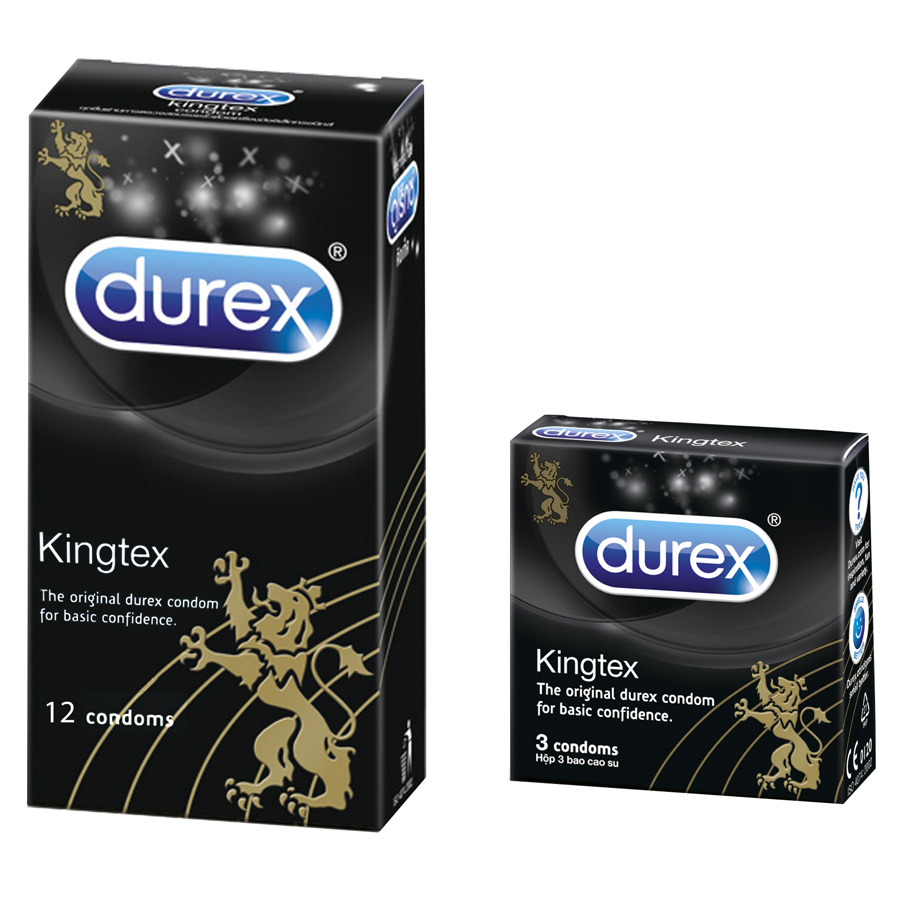 Bộ Sản Phẩm Durex: 1 Hộp Bao Cao Su Durex Kingtex 12 Cái Và 1 Hộp Bao Cao Su Durex Kingtex 3 Cái - 100944407