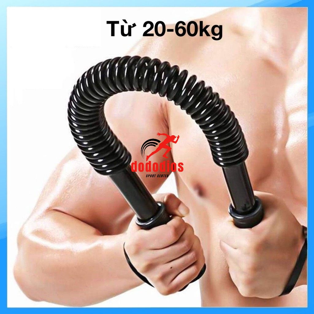 gậy lò xo 60kg hãng dododios tập cơ tay, vai, xô tập gym tại nhà - Hàng chính hãng dododios