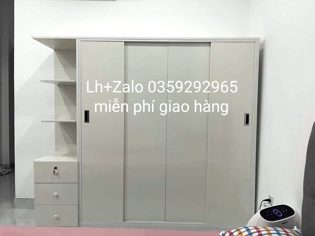 Tủ nhựa đài Loan 4 cánh 1 kệ