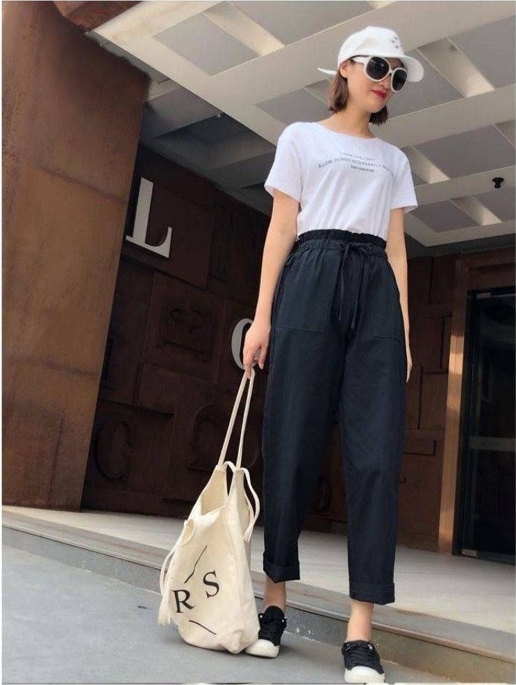 Quần baggy nữ túi vuông Haint Boutique Qt33