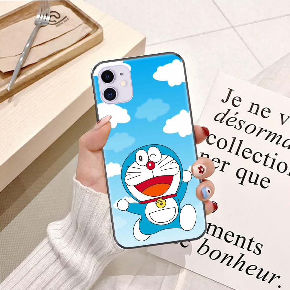 Ốp lưng điện thoại Iphone 11 viền silicon dẻo TPU  hình Doremon Vui Nhộn - Hàng chính hãng