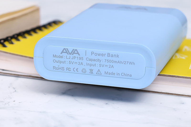 Pin sạc dự phòng 7.500 mAh AVA LJ JP195 - Hàng chính hãng