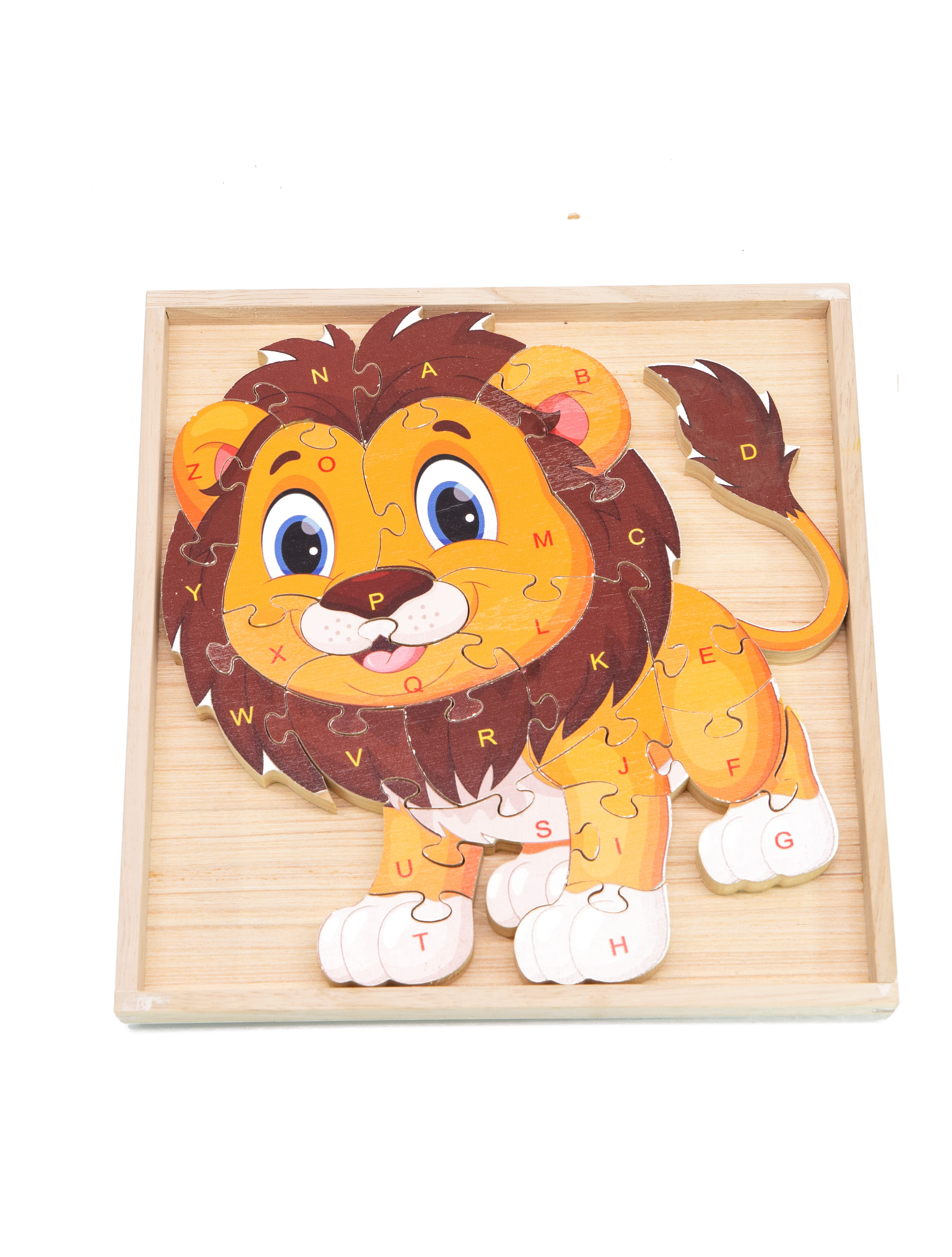 Đồ chơi gỗ - Xếp hình con sư tử   26 chi tiết