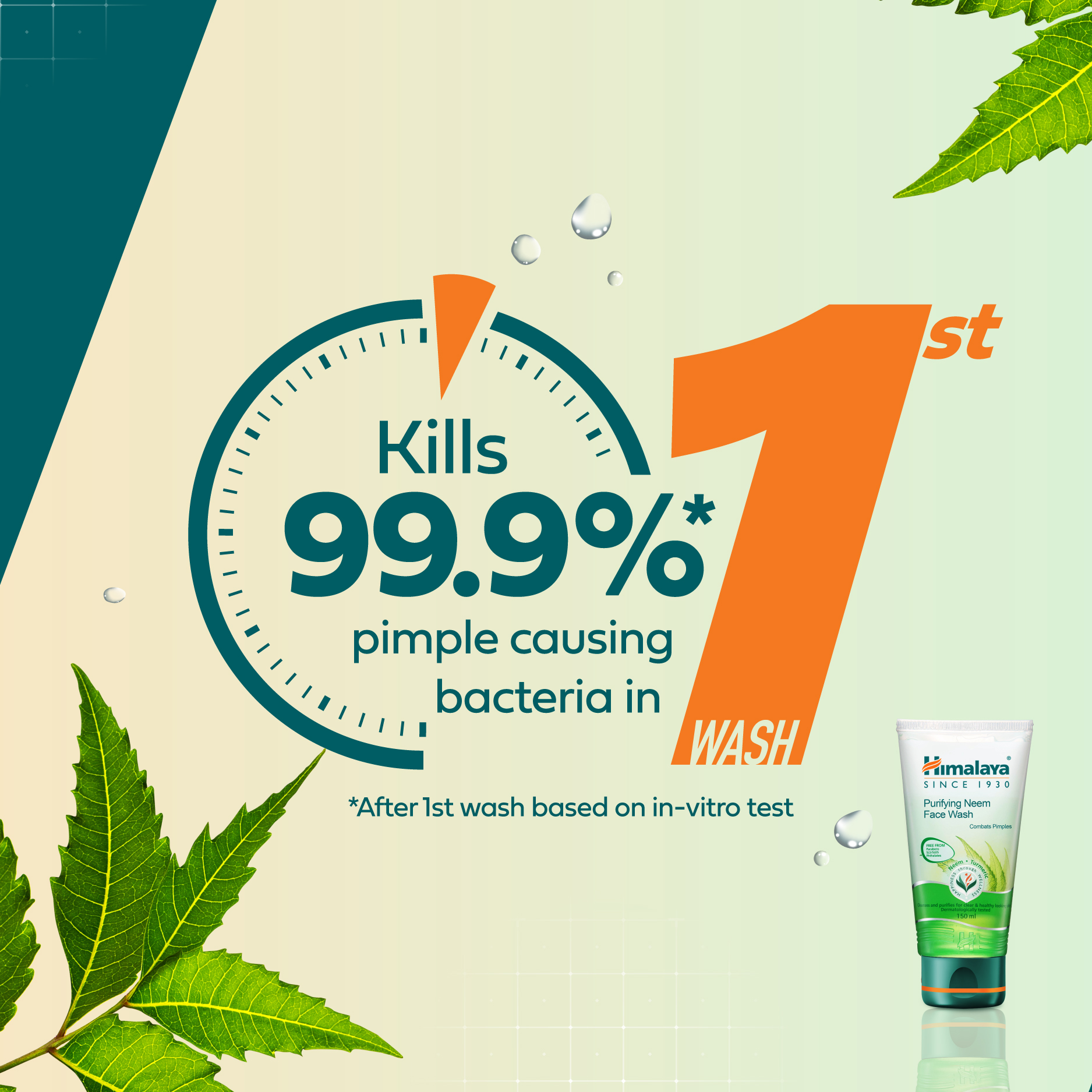 Sữa Rửa Mặt Neem Ngừa Mụn Trứng Cá Himalaya Herbals