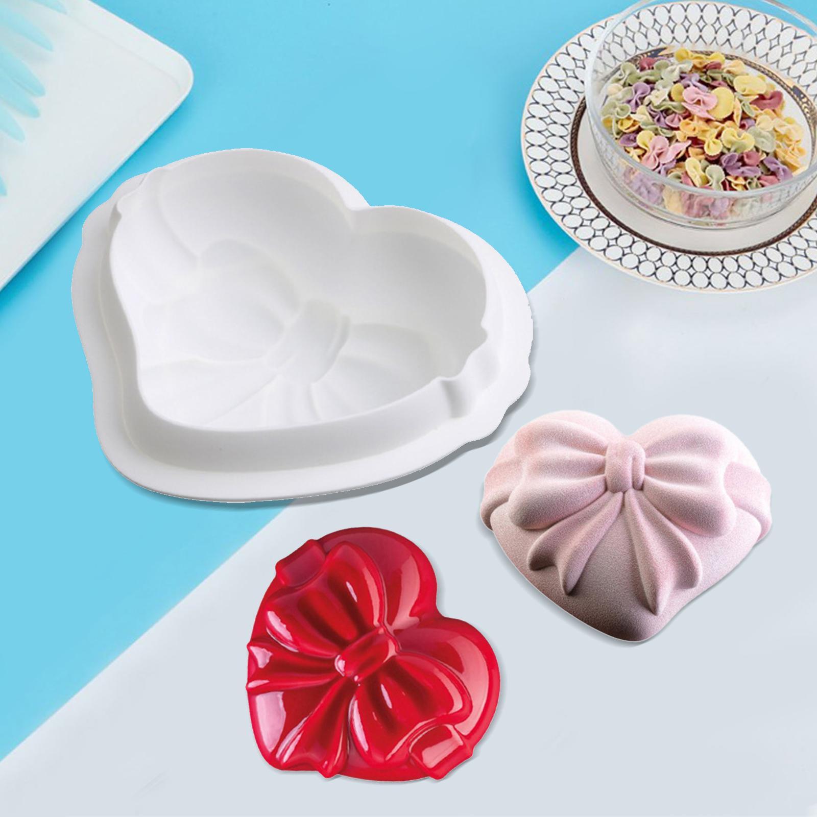 3D Heart Shaped Cake Mould Bakeware Chocolate Mold for Mousse Cake Ice Cream