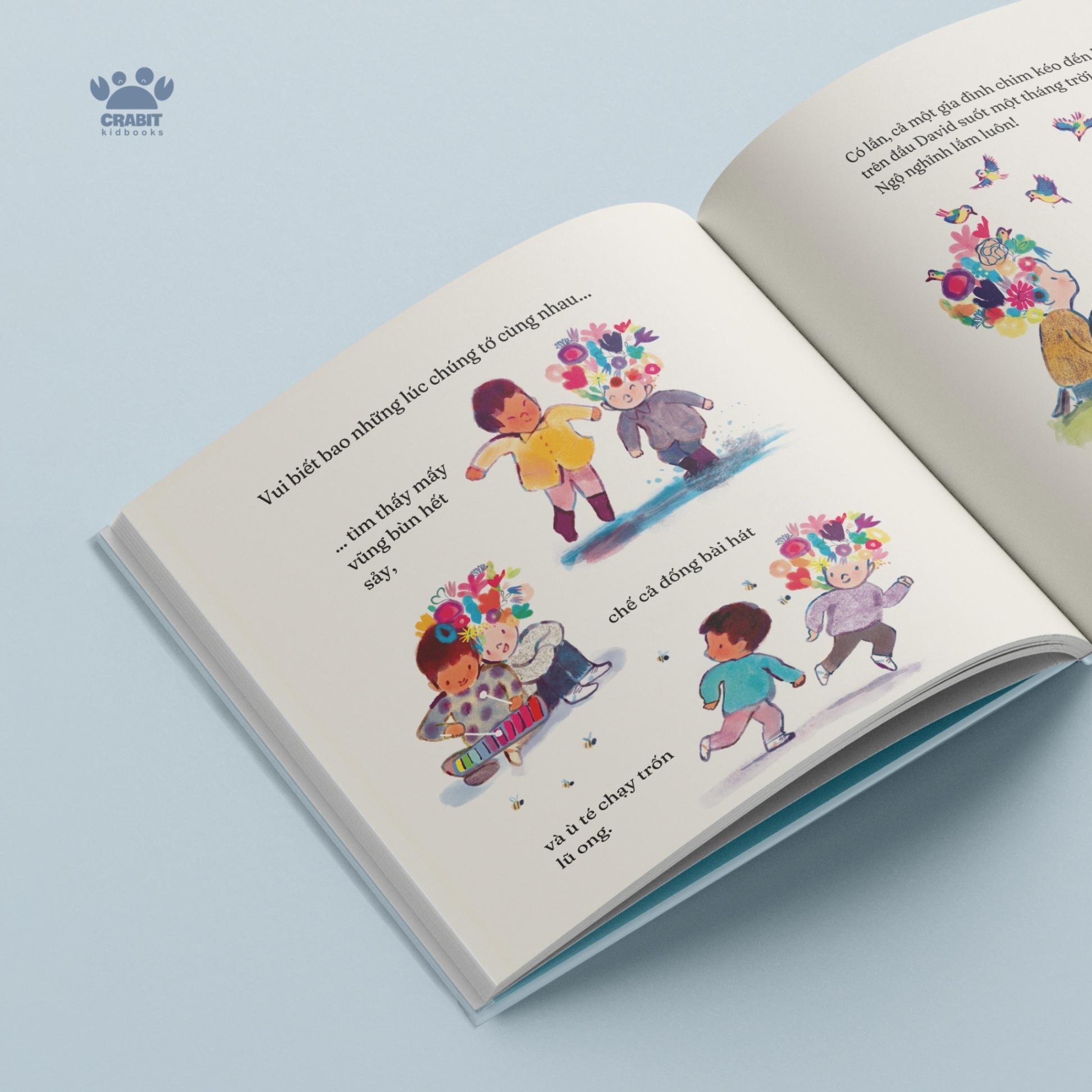 Sách - Sách Chạm Chữ - Cậu Bé Có Mái Tóc Nở Hoa - Bìa Cứng