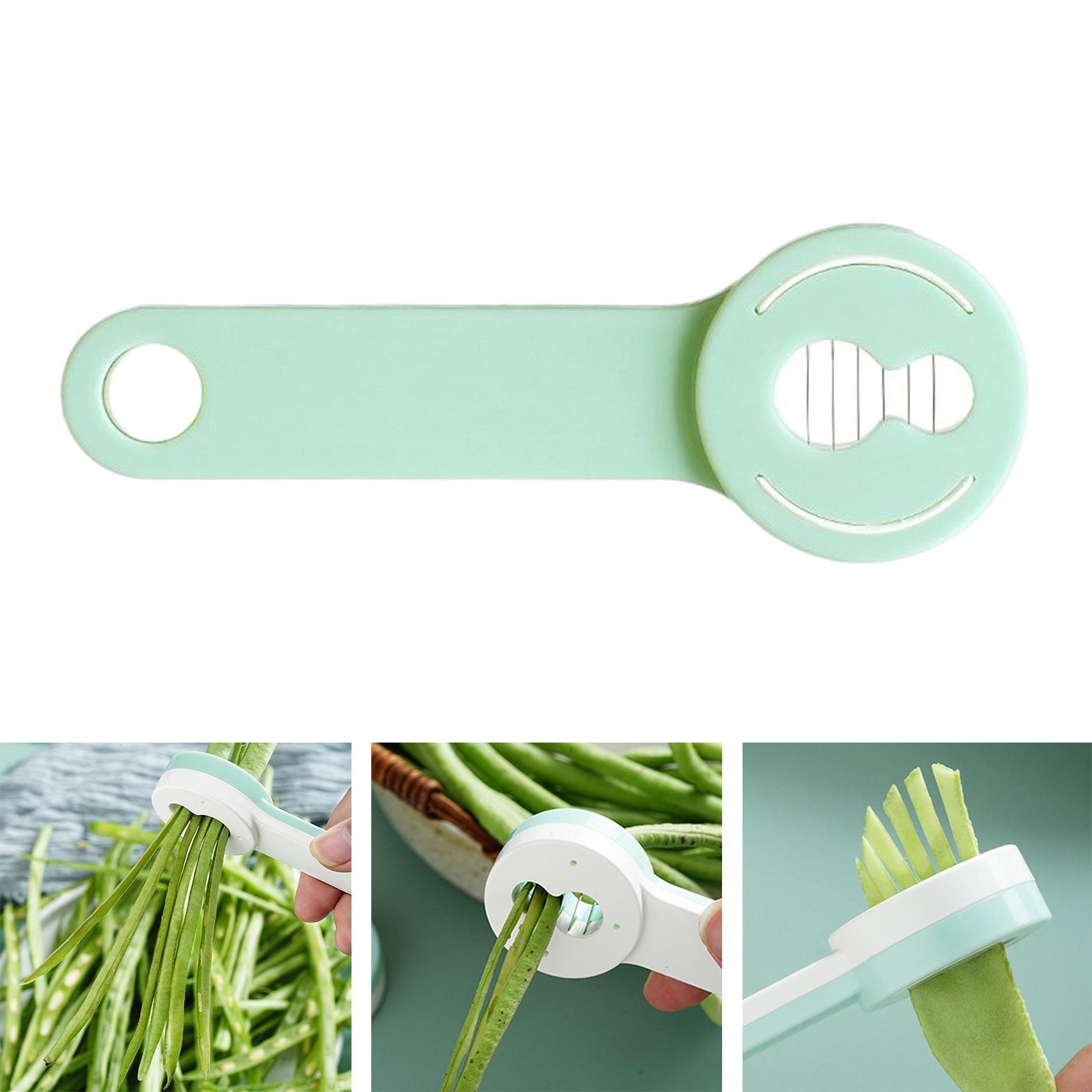 Multifunction Bean Slicer Kitchen Gadgets Long Bean Shredder for Bean