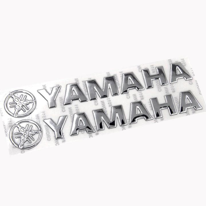 TEM CHỮ NỔI DÀNH CHO XE YAMAHA CÓ LOGO KÈM