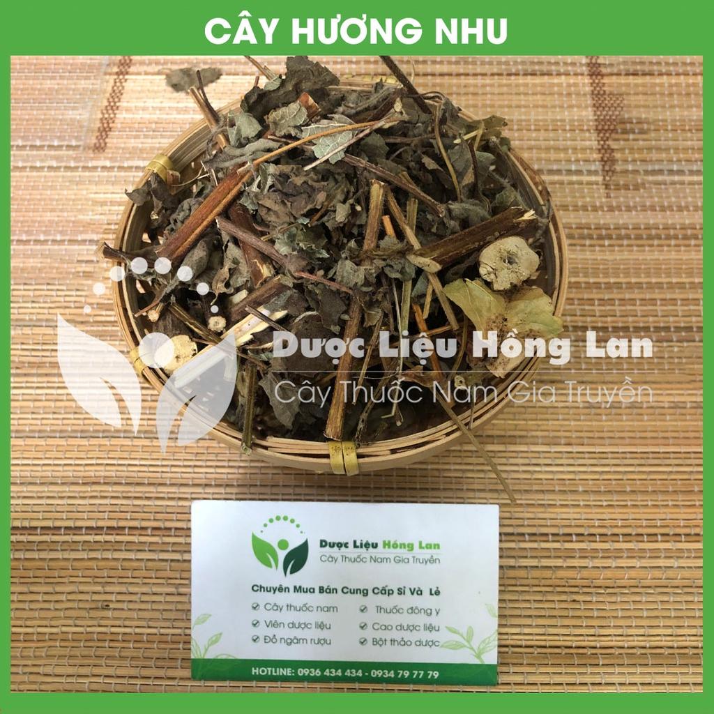 CÂY HƯƠNG NHU khô sạch đóng gói 1kg - congtyduoclieuhonglan