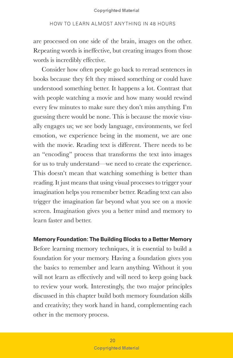 Sách ngoại văn: How To Learn Almost Anything In 48 Hours - The Skills You Need To Work Smarter, Study Faster, And Remember More!