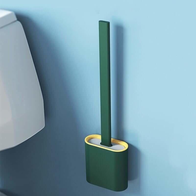 Chổi cọ toilet silicon kèm hộp đựng