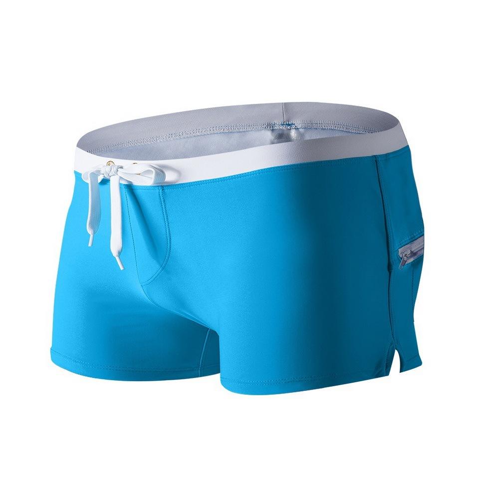 Quần bơi nam boxer xẻ tà QB13 - L