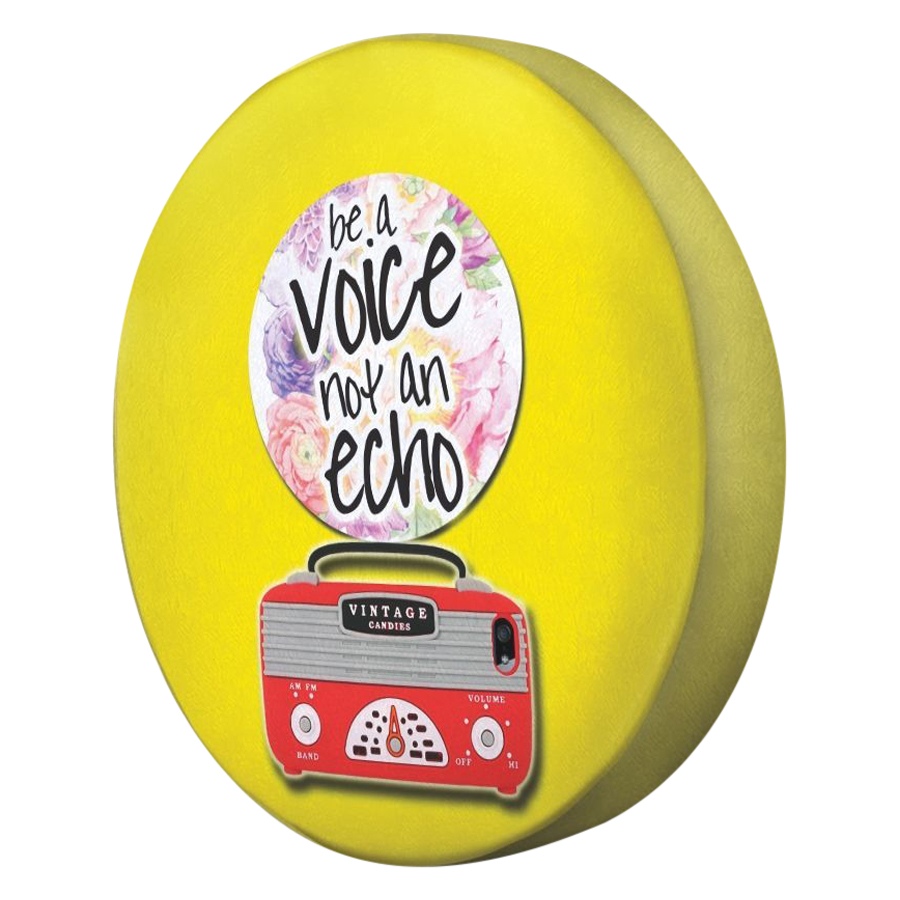 Gối tròn Be A Voive not an echo - GOTE087