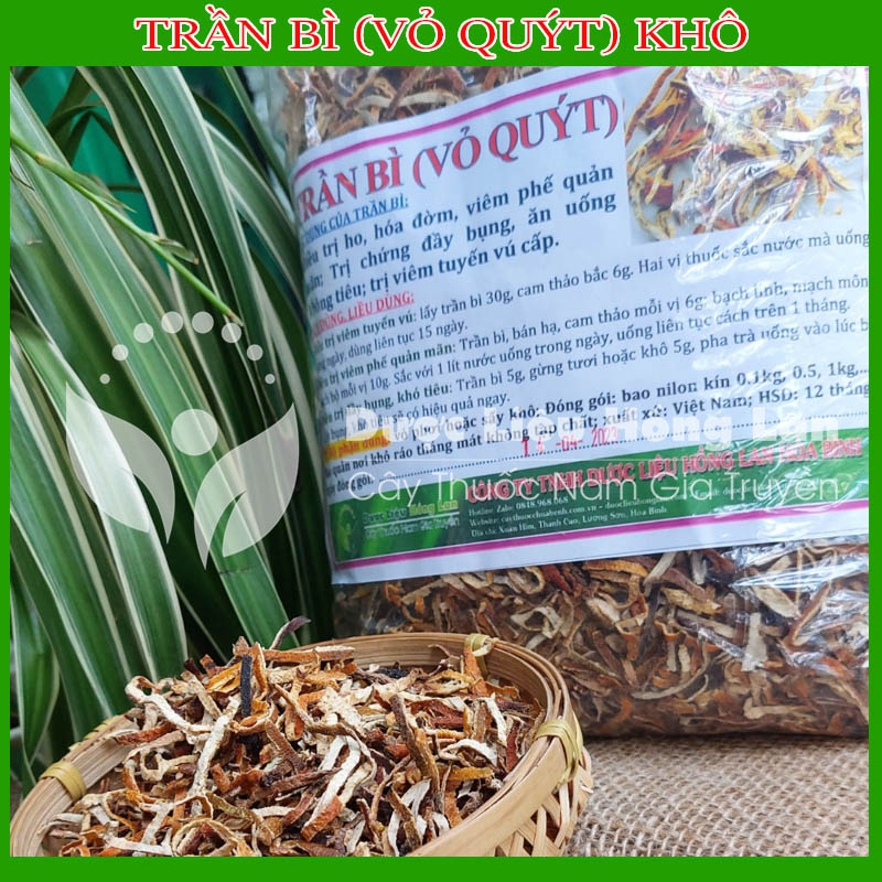 Trần Bì (Vỏ Quýt) khô sạch gói 1kg