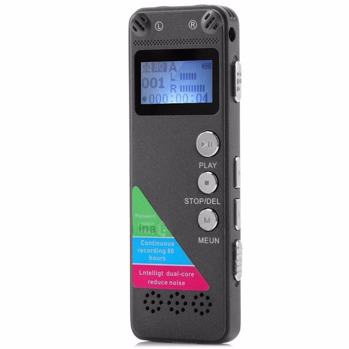 Máy Ghi Âm Chuyên Nghiệp Cao Cấp A500 Bộ Nhớ Trong 8GB - Digital Voice Recorder - Hàng Nhập Khẩu