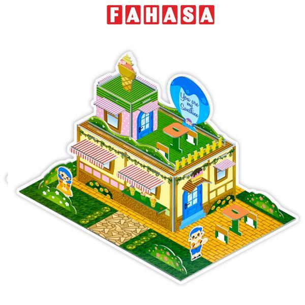 Bộ Lắp Ráp Mô Hình Giấy 3D - Tiệm Kem Bốn Mùa - Liên Hiệp Thành URH3D.TKBM