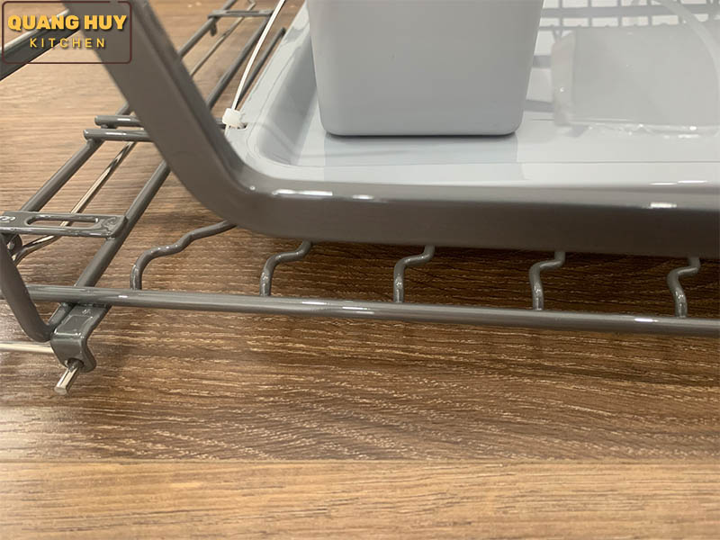 Giá bát đĩa tủ dưới inox sơn Nano bảo hành 10 năm không han gỉ thương hiệu Grob