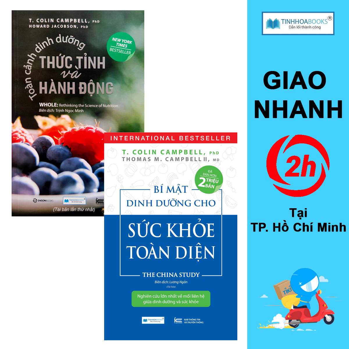 Combo Bí Mật Dinh Dưỡng Cho Sức Khỏe Toàn Diện (Tái bản lần 2) + Toàn Cảnh Dinh Dưỡng Thức Tỉnh Và Hành Động