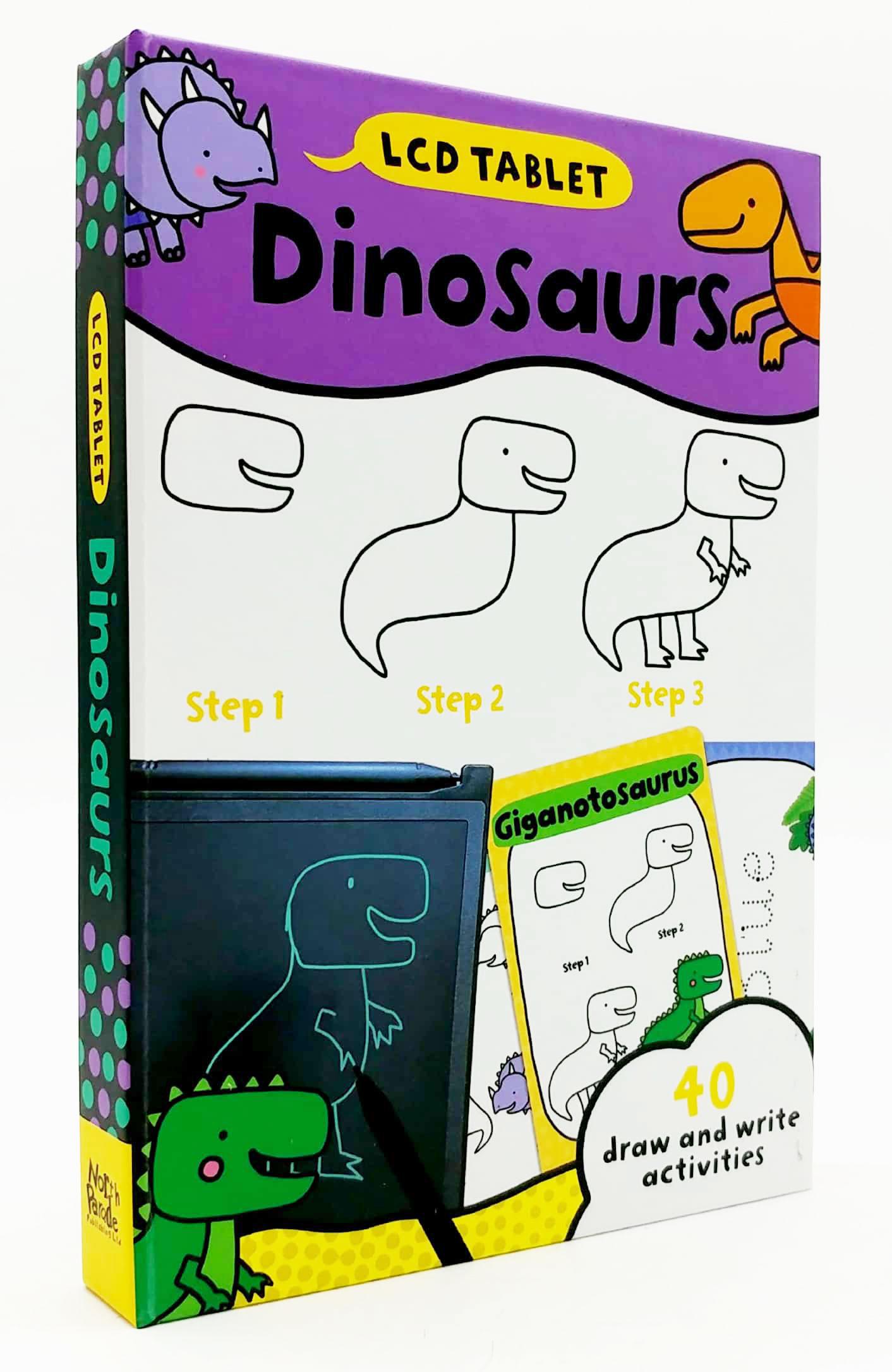 LCD Tablet &amp; Flashcards - Dinosaurs