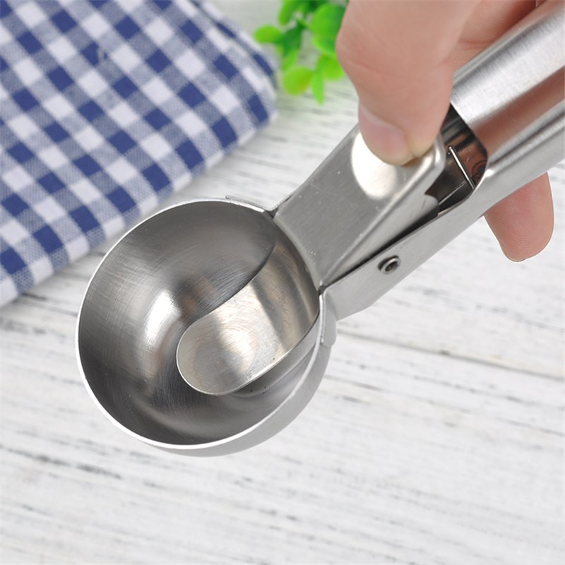 Muỗng múc kem - 1 CHIẾC - bạc inox