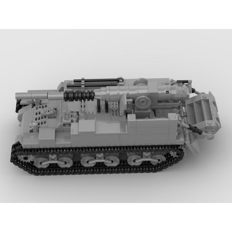 Đồ chơi lắp ráp Moc Tank M12 GMC