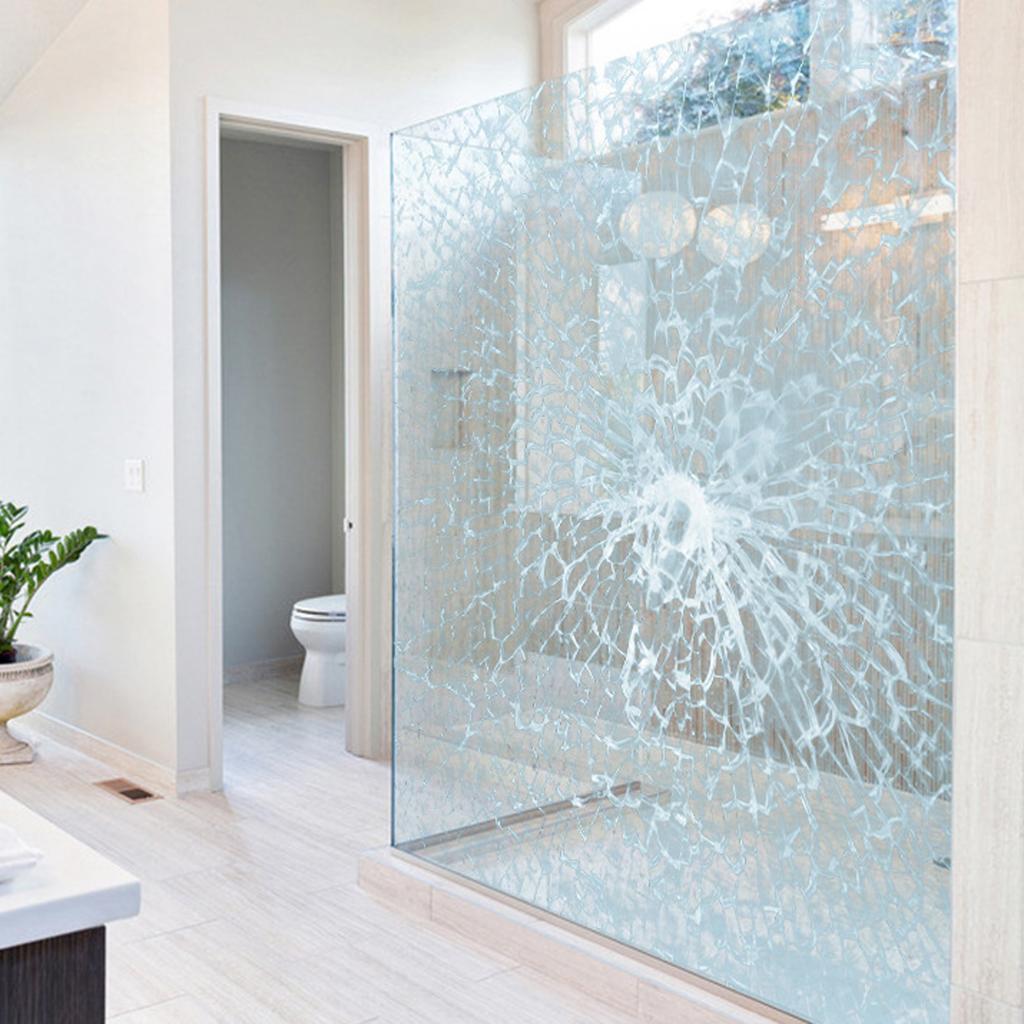 Transparent Safety Window Film Shatterproof Protect UV Blocks for Building Glass