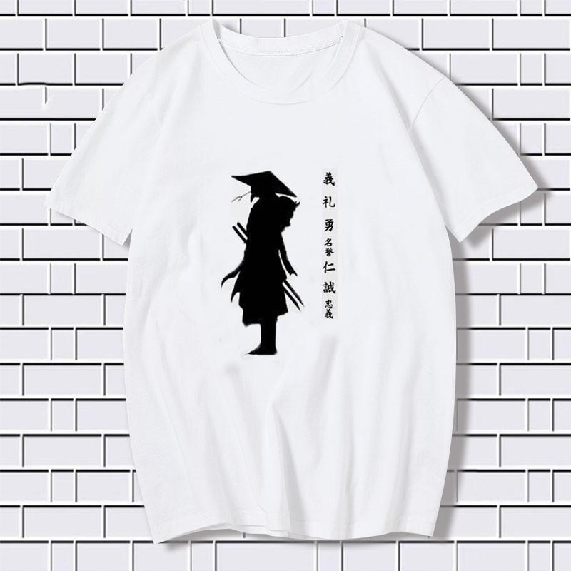 Áo phông Samurai áo thun ngắn tay nam cá tính